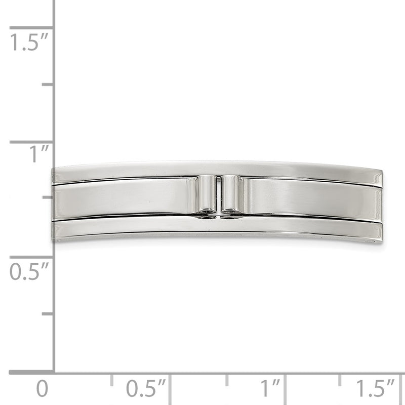 Stainless Steel Butterfly Clasp 4.0x8.0x36mm