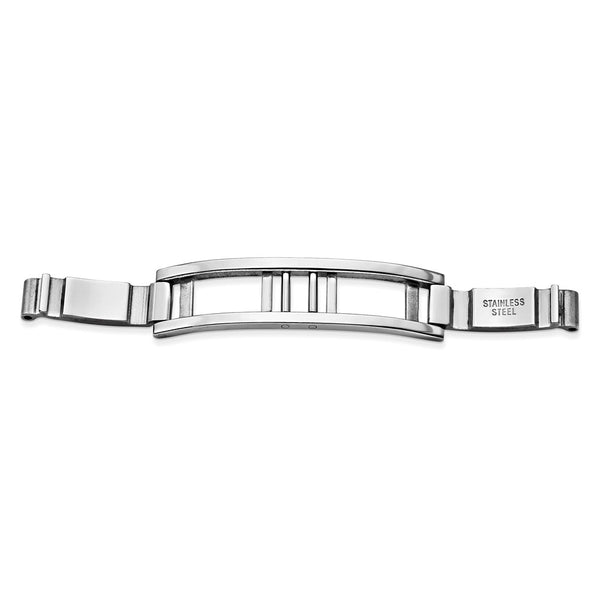 Stainless Steel Butterfly Clasp 5.5x10x40mm