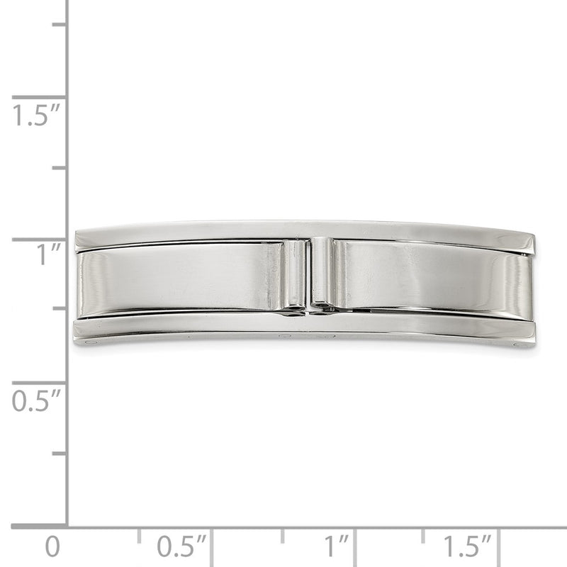 Stainless Steel Butterfly Clasp 6.0x11x40mm