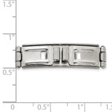 Stainless Steel Economy Butterfly Clasp 4x9x33mm (64mm open)