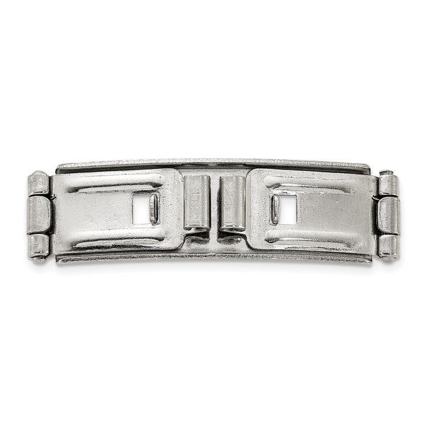 Stainless Steel Economy Butterfly Clasp 4x9x33mm (64mm open)