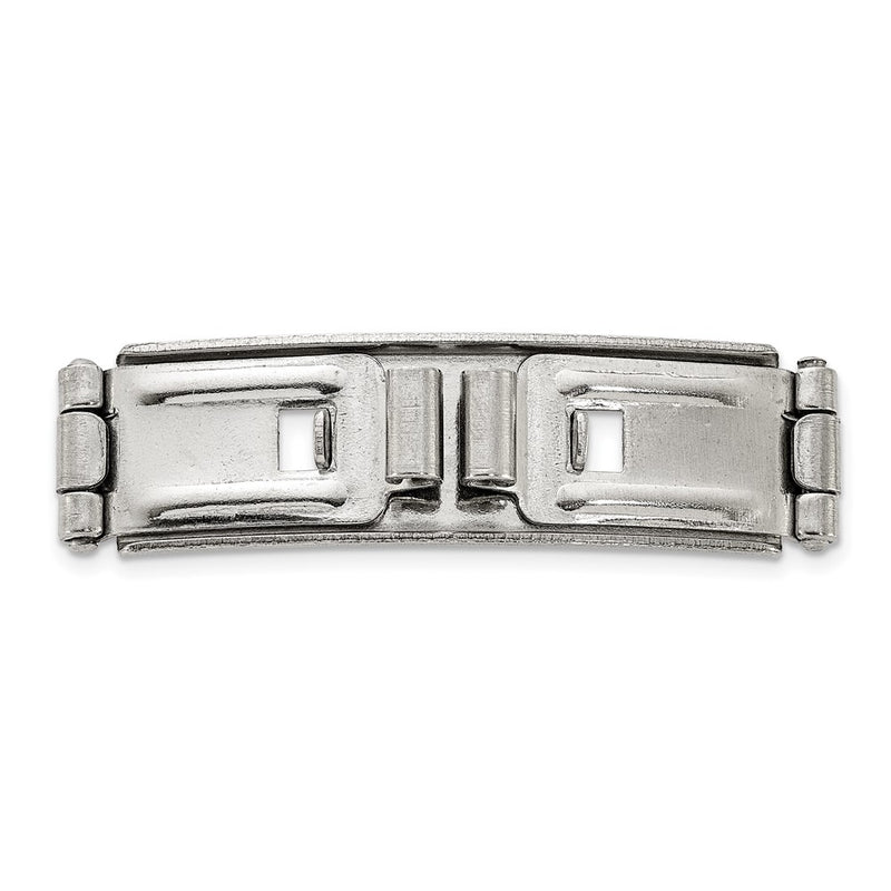 Stainless Steel Economy Butterfly Clasp 4x9x33mm (64mm open)