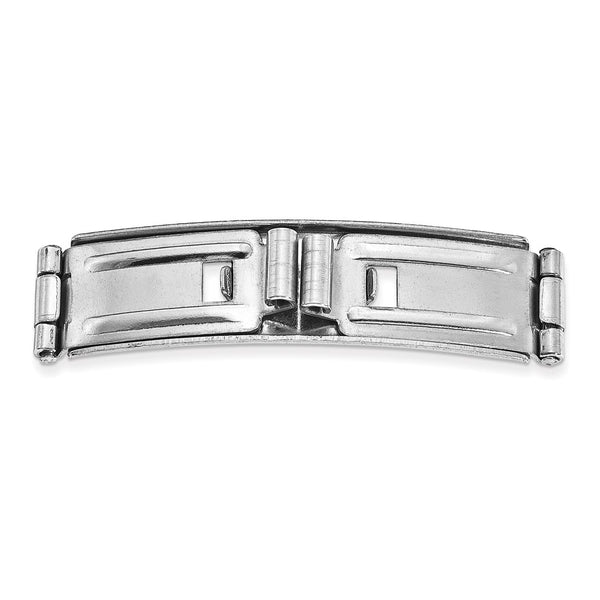Stainless Steel Economy Butterfly Clasp 6x10x40mm (79mm open)
