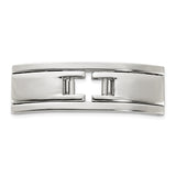 Stainless Steel Flat Hinge Butterfly Clasp 4x10x34mm