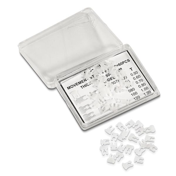 60 Piece Watch Movement Stopper Assortment
