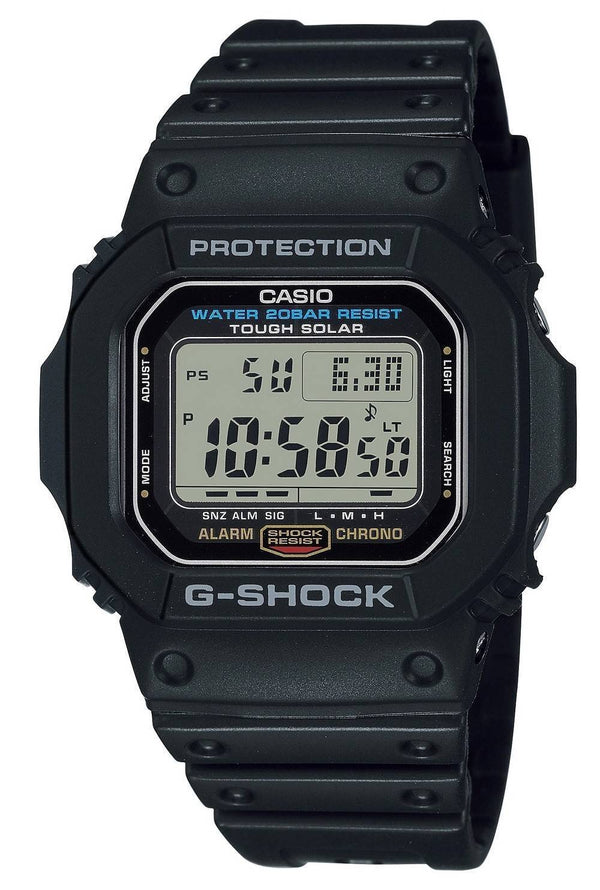 Casio G-Shock Origin Digital Resin Strap G-5600UE-1 G5600UE-1 200M Men's Watch