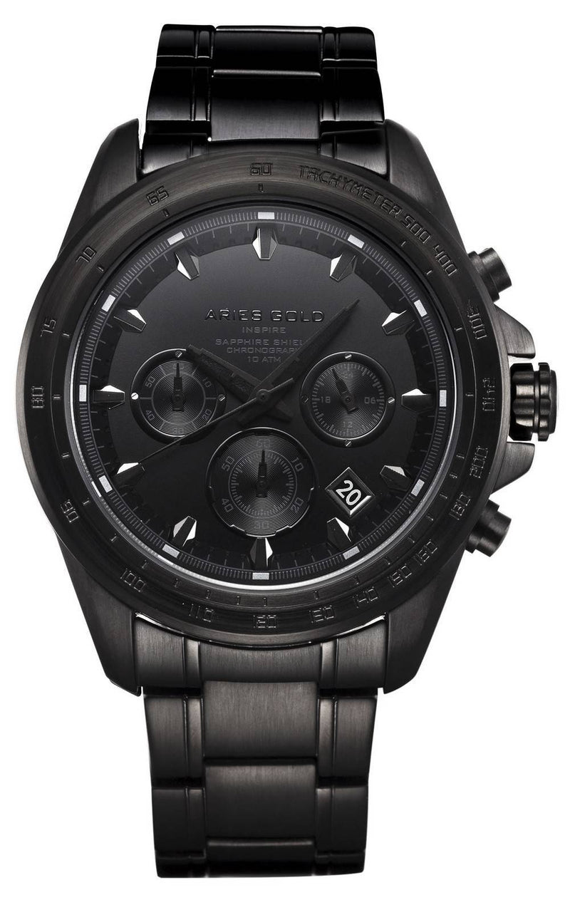 Aries Gold Inspire Drifter Chronograph Quartz G 7001 BK-OUT Men's Watch