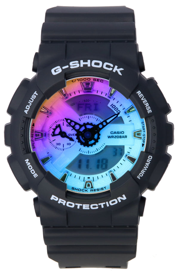 Casio G-Shock Iridescent Color Analog Digital Quartz GA-110SR-1A GA110SR-1 200M Men's Watch