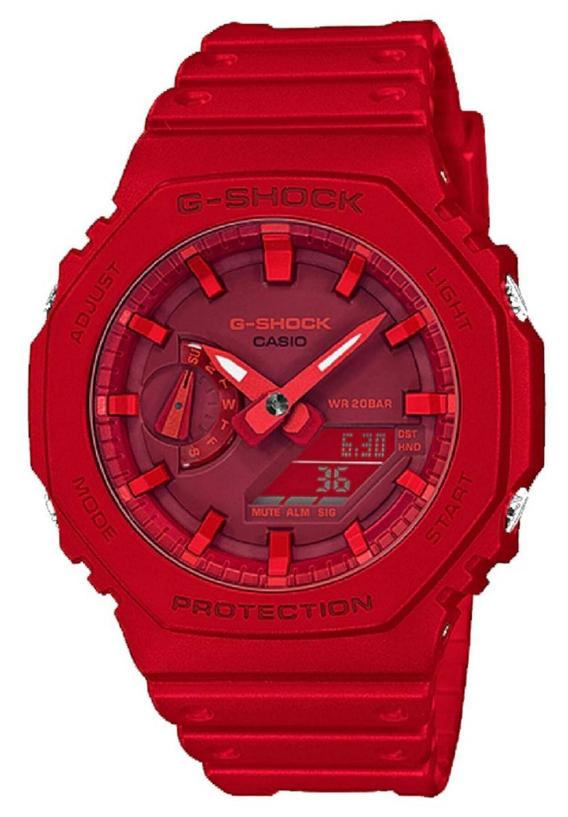 Casio G-Shock Carbon Core Guard Resin Strap Analog Digital GA-2100-4A GA2100-4 200M Men's Watch
