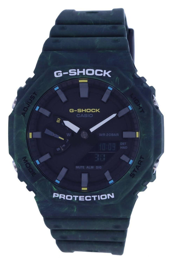 Casio G-Shock Mystic Forest Analog Digital Quartz GA-2100FR-3A GA2100FR-3 200M Men's Watch