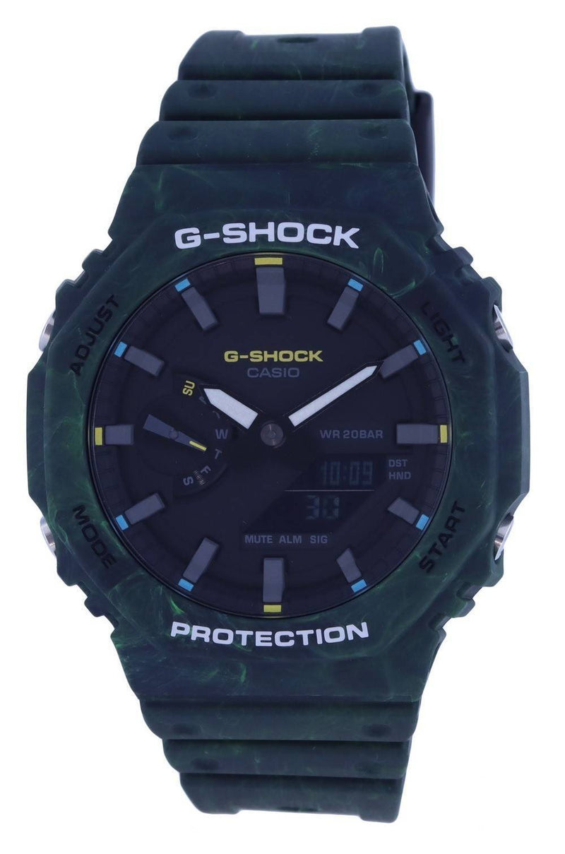 Casio G-Shock Mystic Forest Analog Digital Quartz GA-2100FR-3A GA2100FR-3 200M Men's Watch