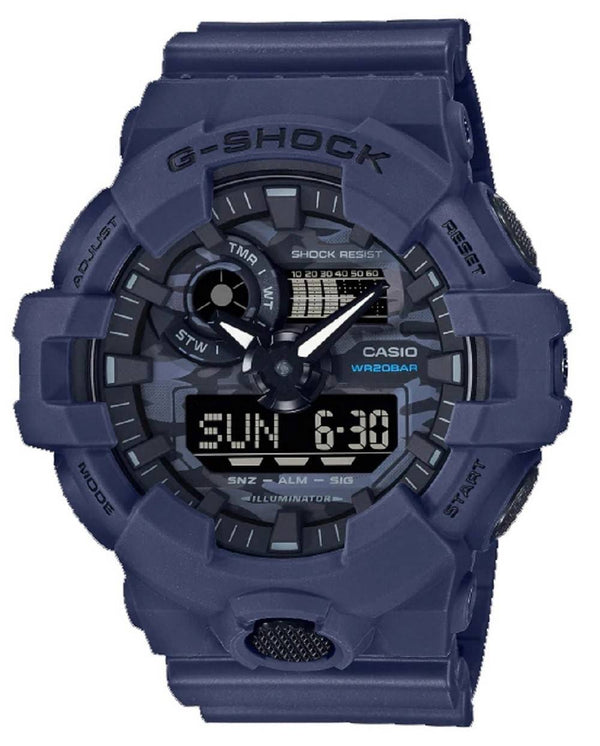 Casio G-Shock Analog Digital Camouflage Dial Quartz GA-700CA-2A GA700CA-2 200M Men's Watch