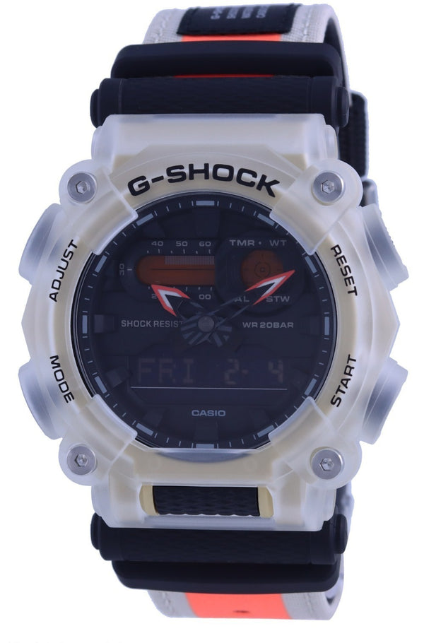 Casio G-Shock Tech Skeleton World Time Analog Digital GA-900TS-4A GA900TS-4 200M Men's Watch