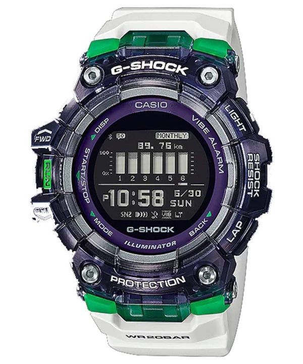 Casio G-shock G-Squad Bluetooth Digital Black Dial Quartz GBD-100SM-1A7 GBD100SM-1A7 200M Men's Watch