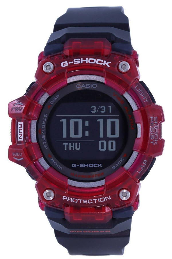 Casio G-Shock G-Squad Bluetooth Digital Black Dial Quartz GBD-100SM-4A1 GBD100SM-4A1 200M Men's Watch