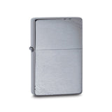 Zippo Vintage with Slashes Brushed Chrome Lighter