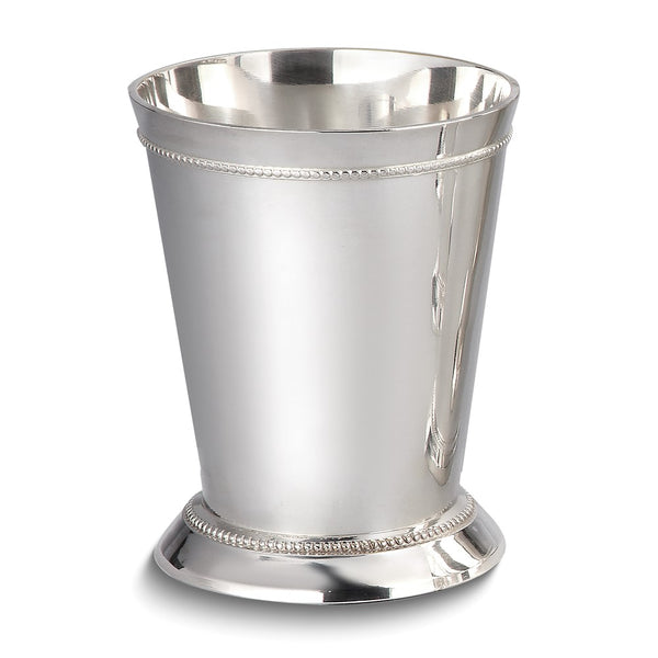 Silver-plated Beaded Mint Julep Cup
