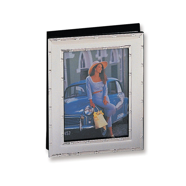 Silver-plated Reed and Ribbon (Holds 36-5x7 Photos) Album