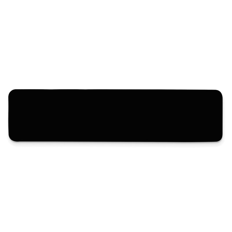 3/4 x 3 Black Anodized Aluminum Plates-Set of 6