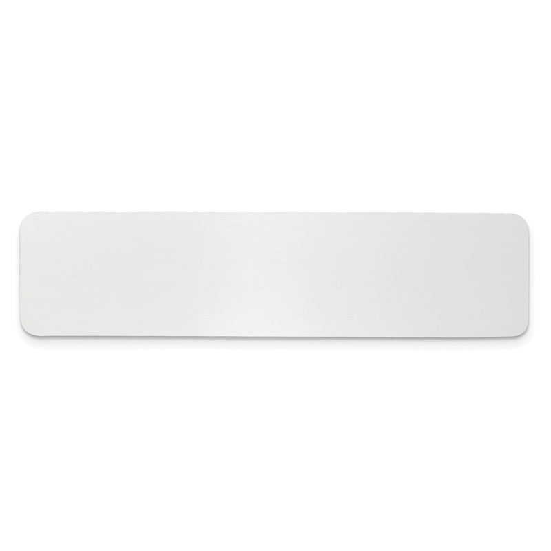 3/4 x 3 Polished Aluminum Plates-Set of 6