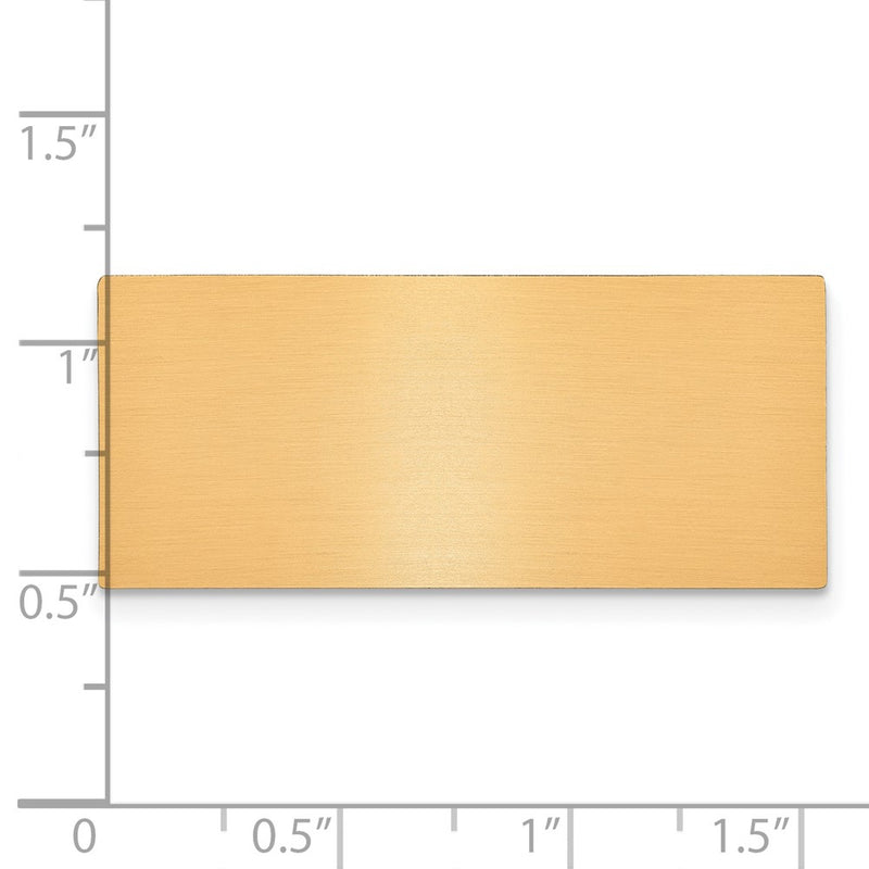 11/16 x 1 9/16 Copper Aluminum Plates-Set of 6