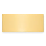 11/16 x 1 9/16 Polished Brass Plates-Set of 6