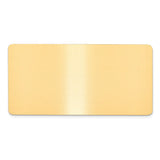 1 1/2 x 3 Satin Brass Plates-Set of 6