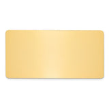 1 1/2 x 3 Polished Brass Plates-Set of 6