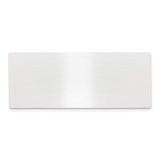 1 X 2 1/2 Satin Alum Plates-Set of 6