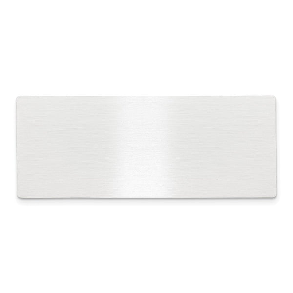 1 X 2 1/2 Satin Alum Plates-Set of 6