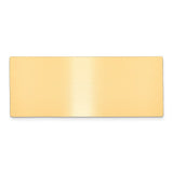 1 X 2 1/2 Satin Brass Plates-Set of 6