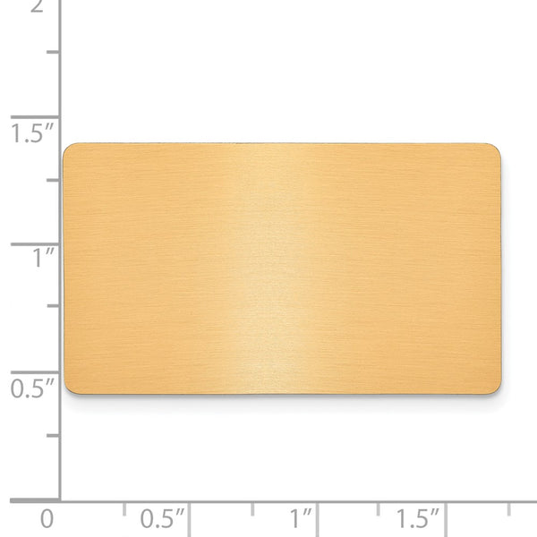 1 x 1 11/16 Copper Aluminum Plates-Set of 6