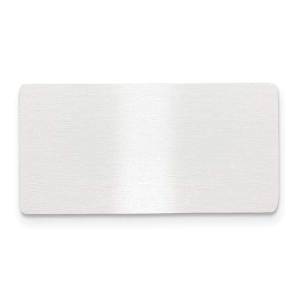 11/16 x 1 11/32 Satin Aluminum Plates-Set of 6