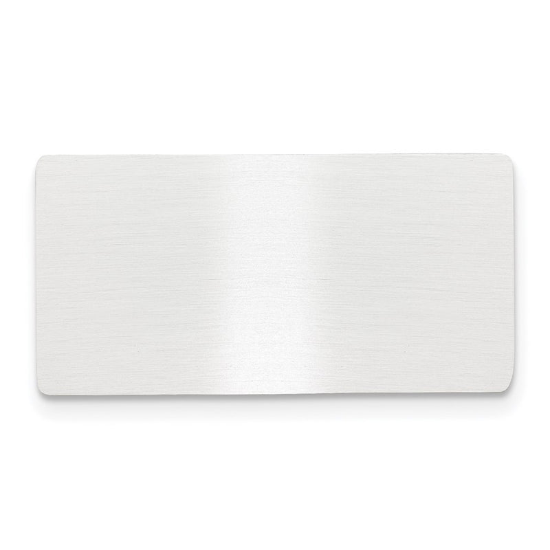 11/16 x 1 11/32 Satin Aluminum Plates-Set of 6