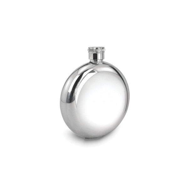 Rebel Steel Stainless Steel Polished Round 5 ounce Flask with Funnel