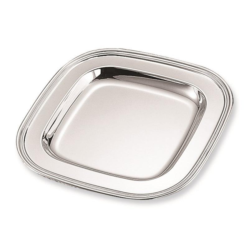 Nickel-plated Non-tarnish 11.5 Inch Square Tray
