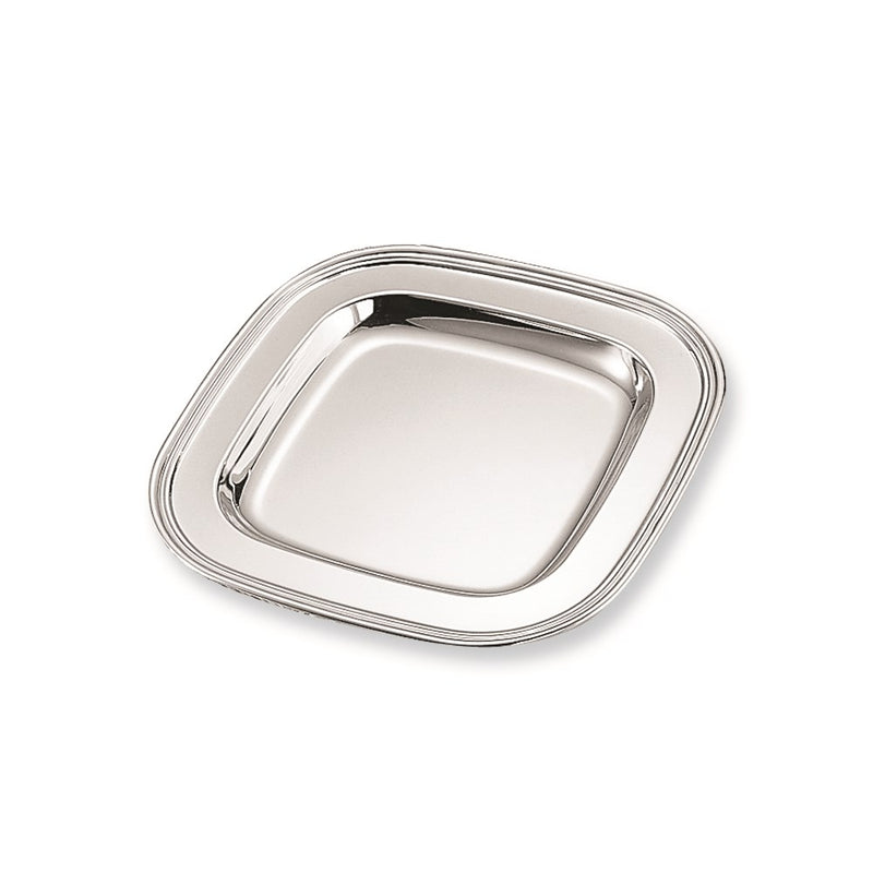 Nickel-plated Non-tarnish 9.5 Inch Square Tray