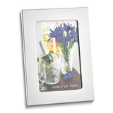 Nickel Plated Polished 4x6 Photo Frame
