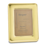 Solid Brass Polished Lacquer-coated 5x7 Photo Frame