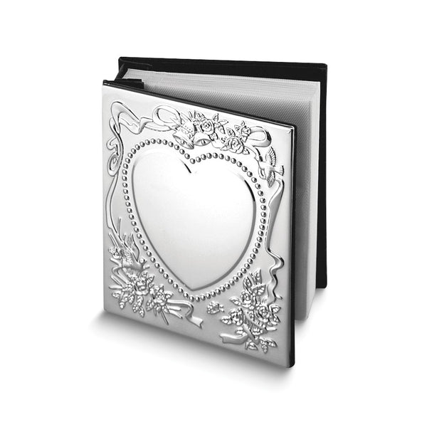 Chrome-plated Sweetheart (Holds 100- 4x6 Photos) Album