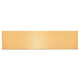 1 7/8 x 7 1/2 Copper Alum Plates-Set of 6