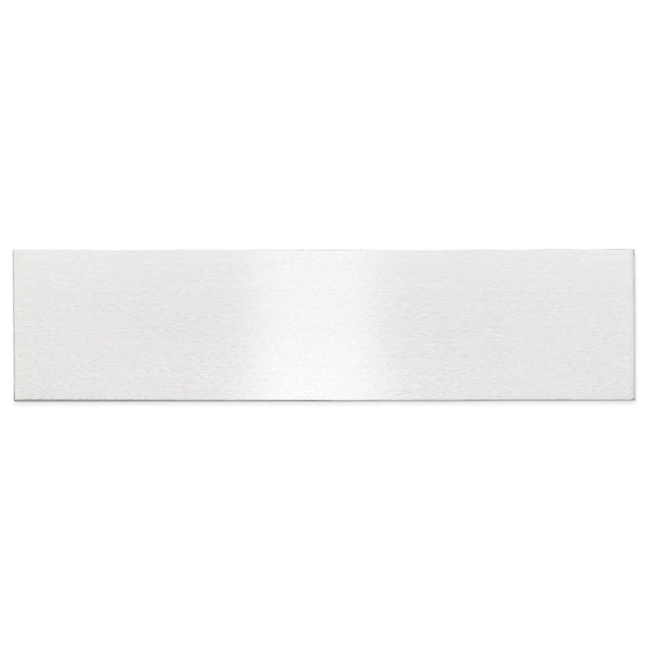 1 7/8 x 7 1/2 Satin Alum Plates-Set of 6