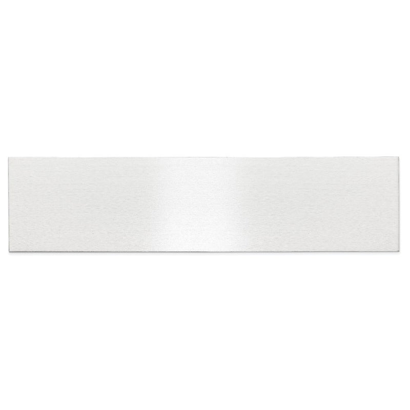 1 7/8 x 7 1/2 Satin Alum Plates-Set of 6