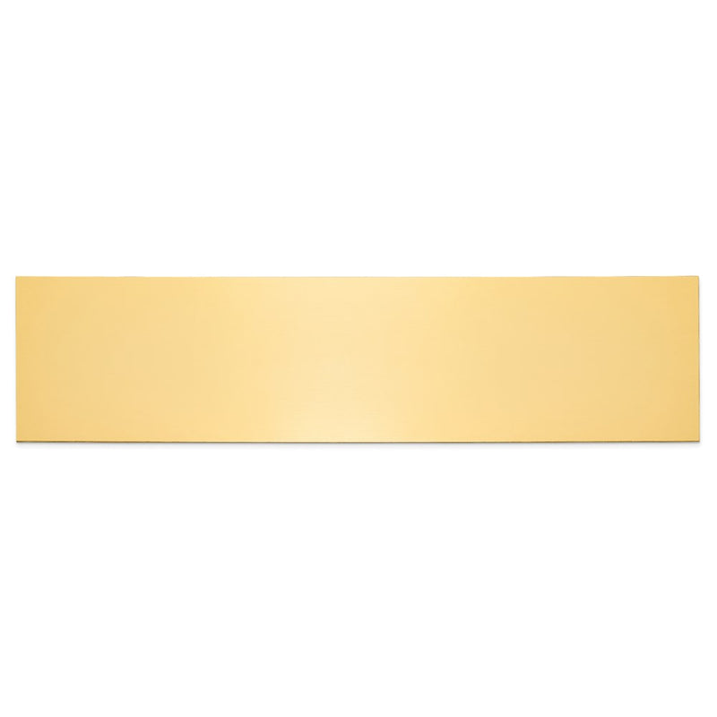 1 7/8 x 7 1/2 Brass Plates-Set of 6