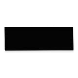 3/4 x 2 1/8 Black Anodized Aluminum Plates-Set of 6