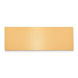 3/4 x 2 1/8 Copper Alum Plates-Set of 6