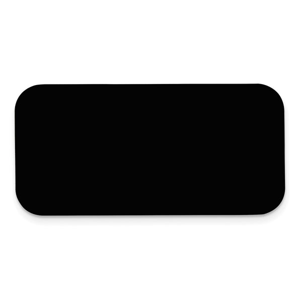 1 X 2 Black Anodized Aluminum Plates-Set of 6