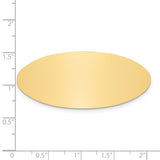3/4 x 2 Polished Brass Plates-Set of 6