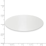 3/4 x 2 Polished Aluminum Plates-Set of 6