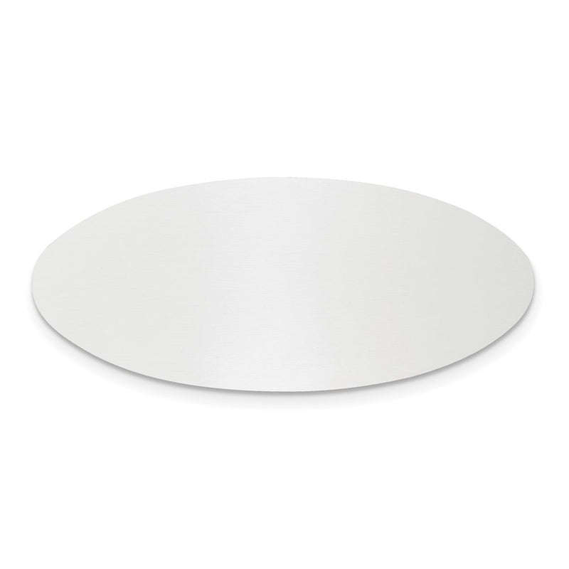 3/4 x 2 Polished Aluminum Plates-Set of 6